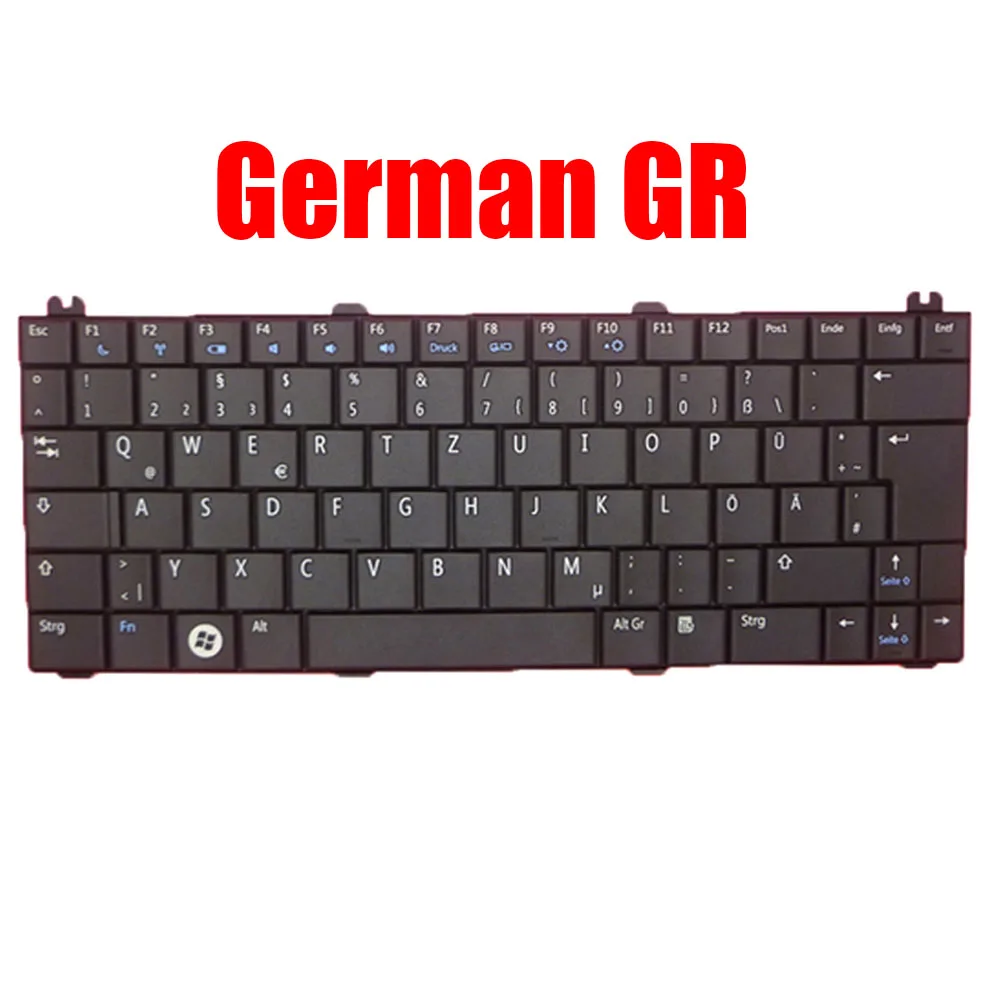 AR/TR/CA Laptop Keyboard For DELL For Inspiron Mini 12 1210 0J264J 0H584J 0T201M Arabic Turkey Norwegian Canada German Black New