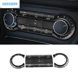 Black Center Console Air Conditioner Buttons Trim Decals Car Styling For Mercedes Benz C117 CLA X156 GLA W176 W246 A B Class