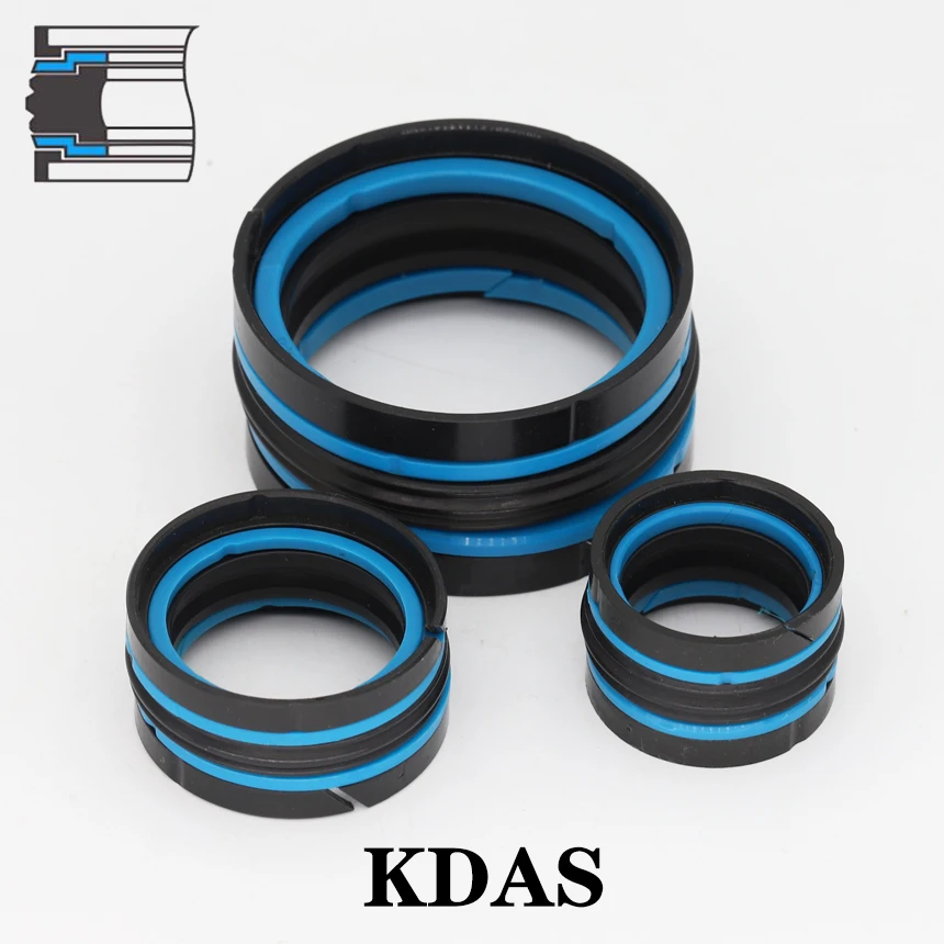 KDAS DAS 63 65*47 47/1 51 51/1 49 50*31.1 26.7 32.1 28.9 Rubber Hydraulic Cylinder Component Ring Gasket Piston Compact Oil Seal