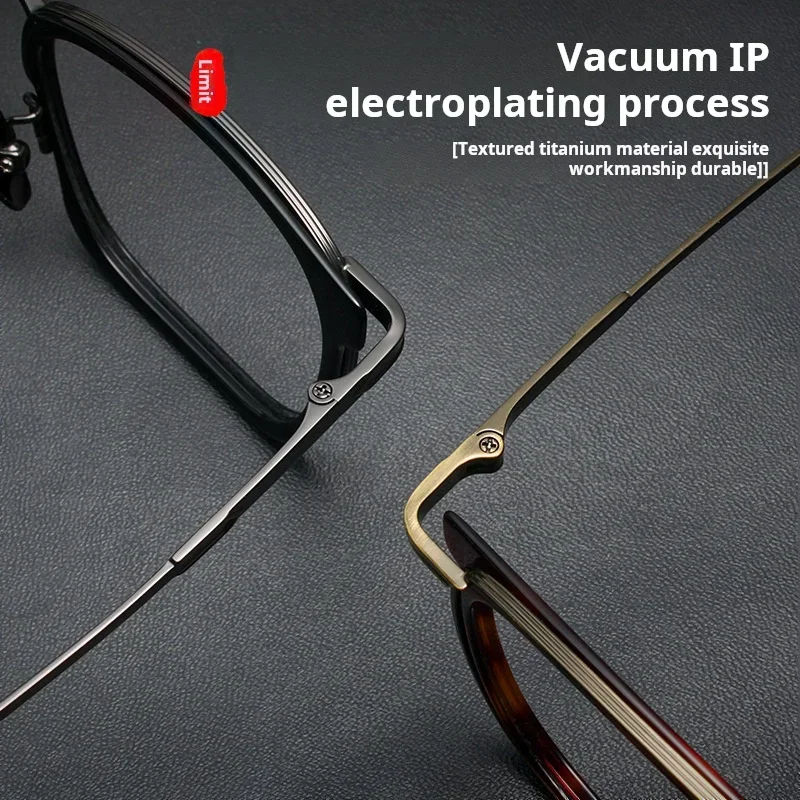 إطار نظارات OLLYMURS للرجال من التيتانيوم النقي إطار كامل للنساء نظارات طبية لقصر النظر البصري على الموضة 1610