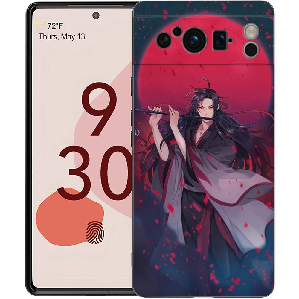 حافظة هاتف لهاتف جوجل بيكسل 9 8 7 6 9A 8A 7A 6A Pro 10 9 Pro XL حافظة ناعمة من البولي يوريثان مقاومة للصدمات Capas Mo Dao Zu Shi MDZS أنيمي