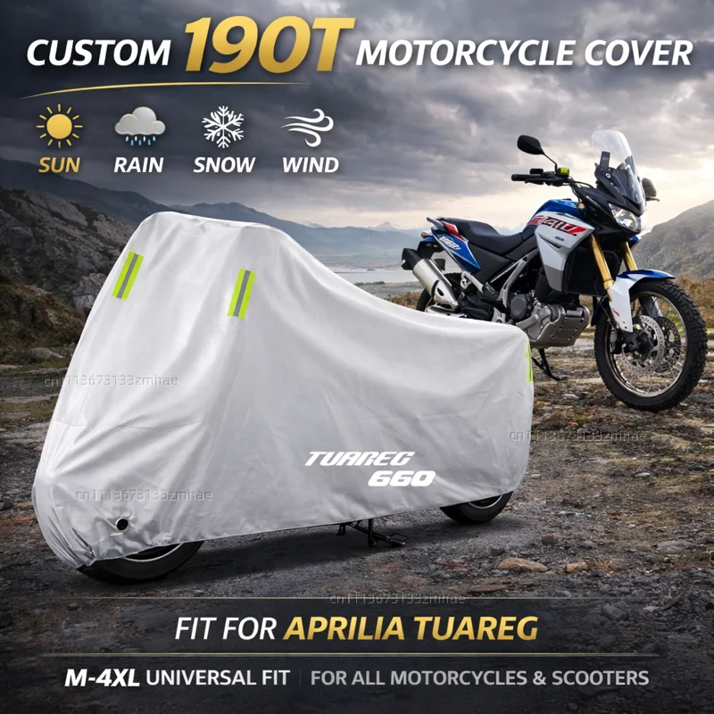 

Чехол для мотоцикла Aprilia Tuareg 660 Tuareg660, водонепроницаемый, защитный от ультрафиолета, дождя, пыли, солнца, всепогодный чехол