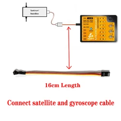 Cavo adattatore satellitare Spektrum per sistema Flybarless BeastX MB TGZ380 Gyro