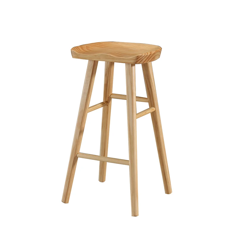 Nordic Stools Wooden Furniture Chair Office Kitchen Home Comfort Tabourets De Bar Interior Decoration