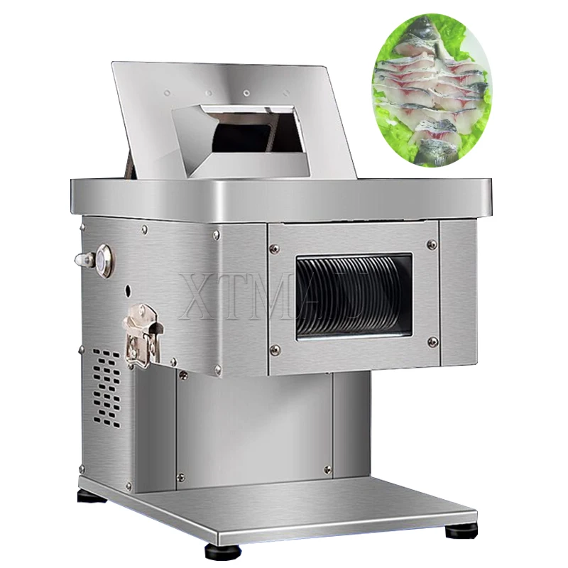 

Desktop Meat Slicer For Fresh Meat Slicing Shredding Dicing Detachable Blade Electric Meat Cutting Machine