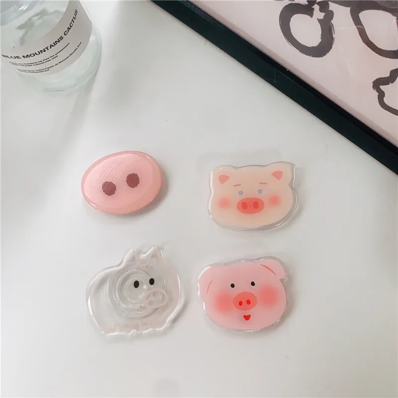 

Animal Pig Nose Mobile Phone Stand Holder Korea Grip Fold Tok Support For IPhone 14 Xiaomi Universal Phone Accessories Stand