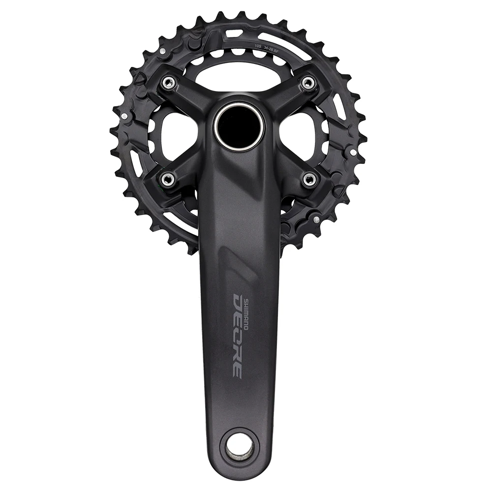 SHIMANO DEORE FC-M4100-2 Crankset 2x10 Speed Mountain Bike Crank 170MM/175MM 36-26T Chainwheel with BB52 MT501 Bottom