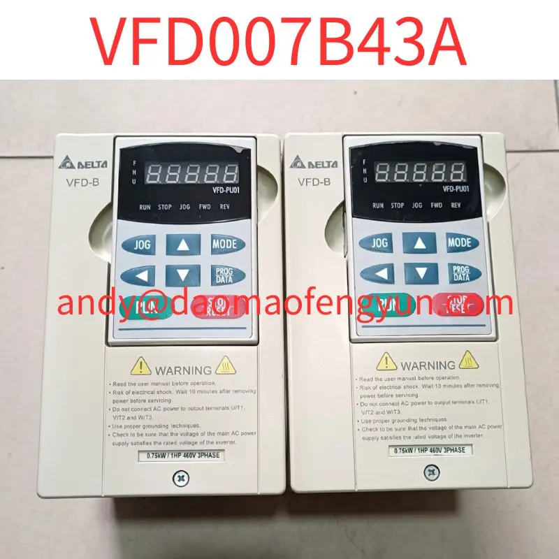 

Second-hand test OK VFD007B43A