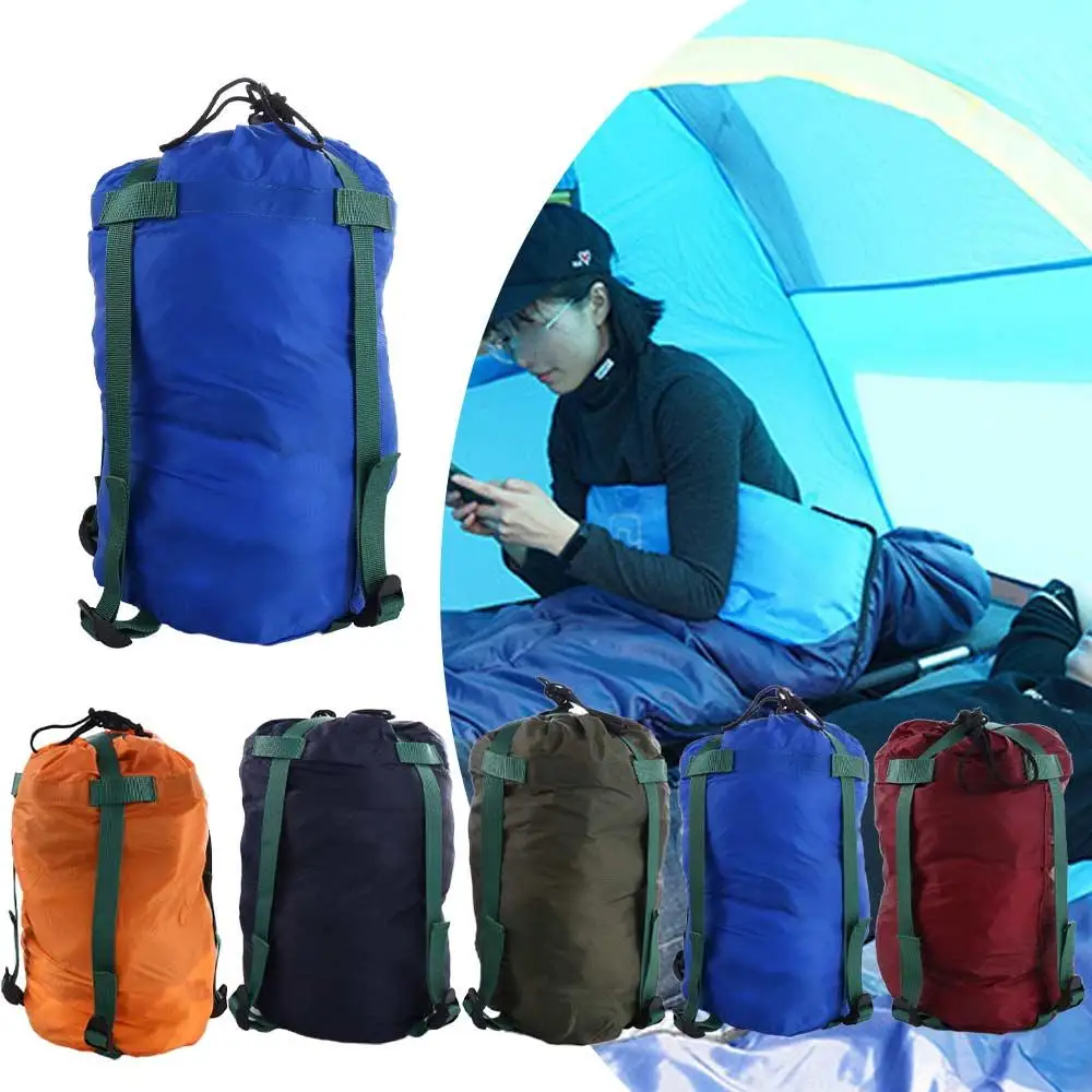 Camping Compression Pack Hiking Sleeping Bag Storage Bag Outdoor Bivvy Emergency Sleeping  Storage Bag Compression Stuff Sack