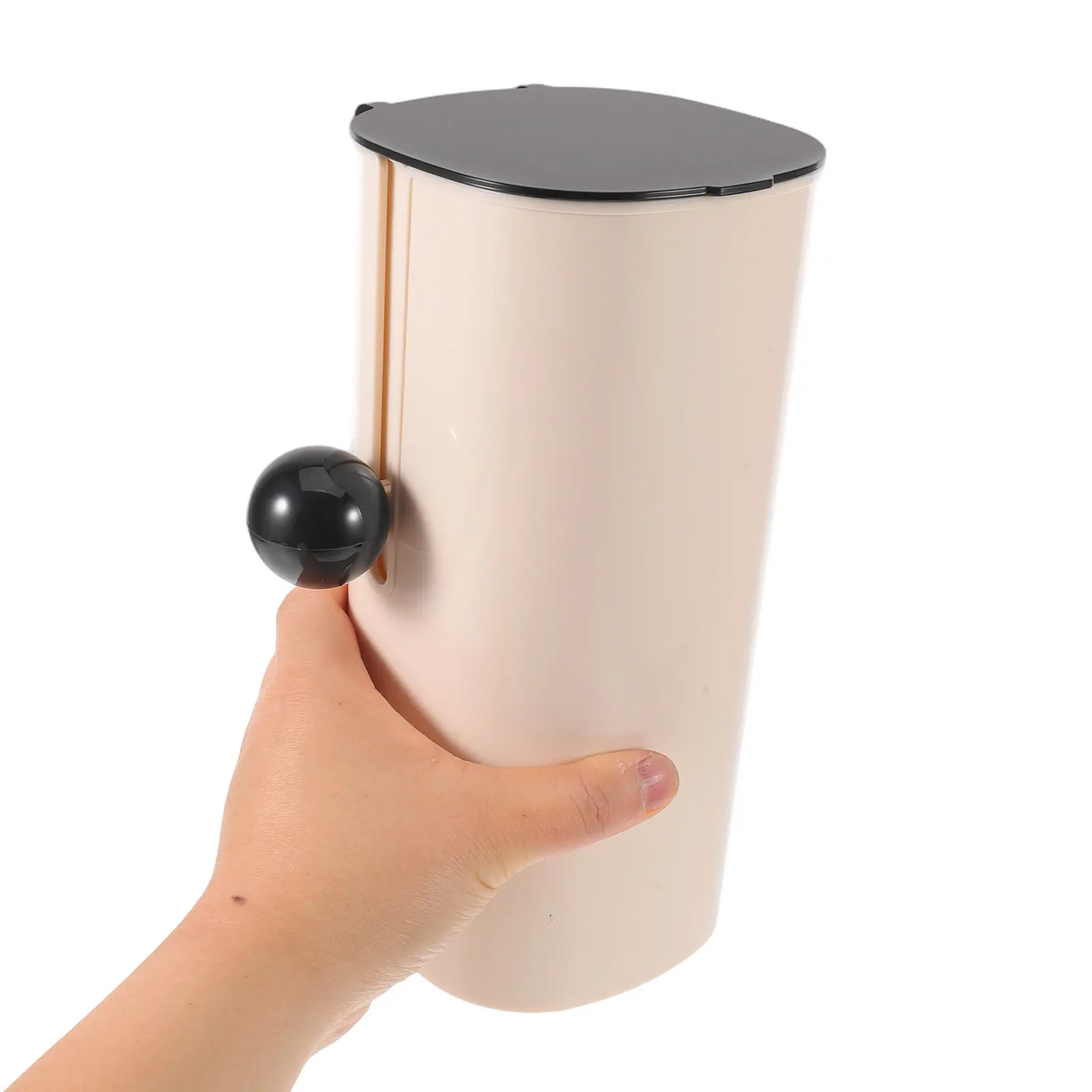 

Brush Holder with Dustproof Cover Black Makeup Brush Organizer Desktop Storage Bucket for Vanity Pencil Pencil Case