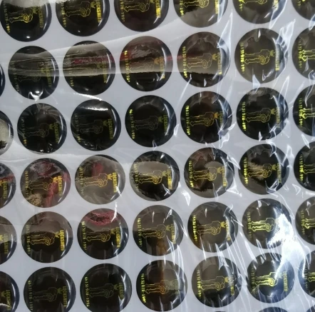 B Kundenspezifischer 14mm runder Autoschlüsselanhänger aus Harz mit Kristall-Epoxid-Emblem für Keydiy KD Xhorse VVDI Mahindra – Detail 1
