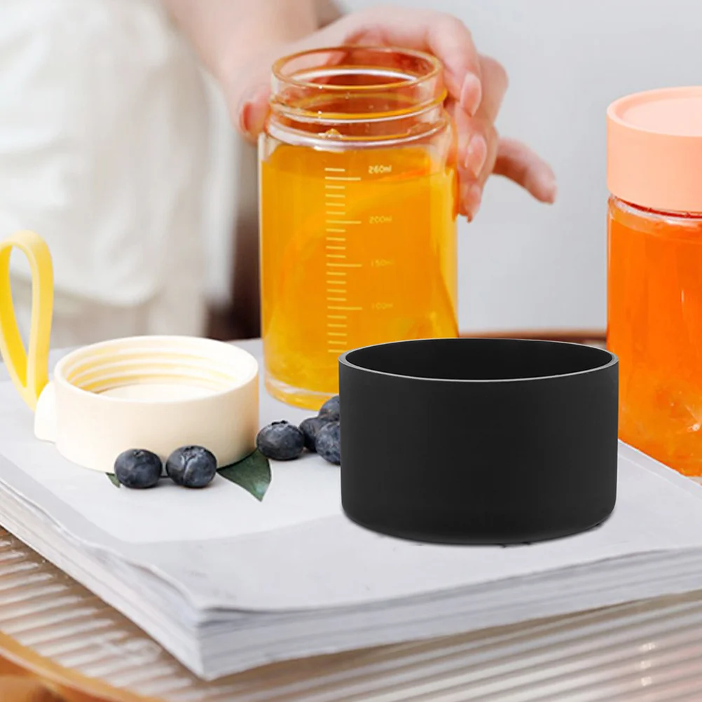 

Silicone Sleeve for 7.5cm Glass Water Bottle Anti Holder Protective Boot Bottom Cover Travel Daily Silicone Bottle Boot