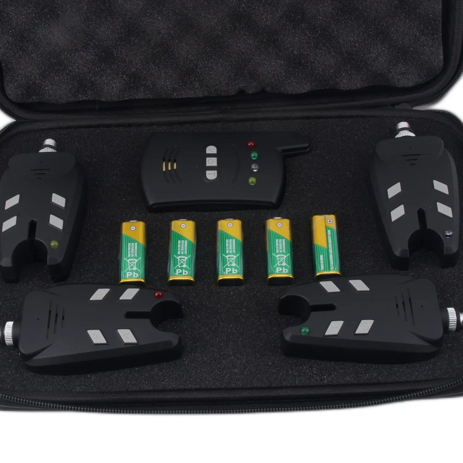 Multifunctional electronic sea pole flashing light alarm fishing accessories set