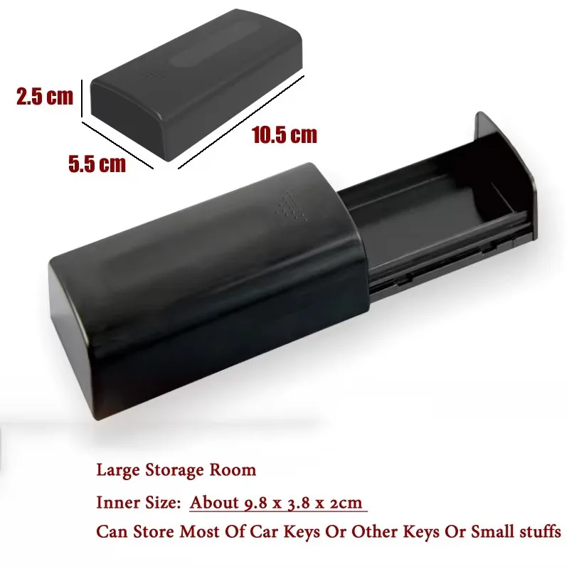 New Color Holder Hide Under Car Storage Secret Stash Box Magnetic Safe Box Car Key Box For Home Office Car Truck Caravan Camp