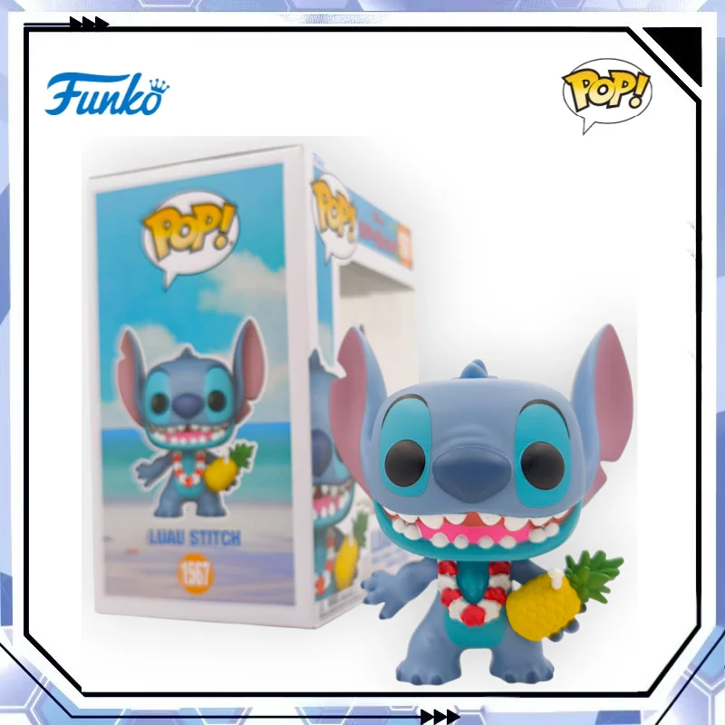 

Фигурка Лило и Стич: Стич в стиле Луау Funko Pop # 1567 Официальные аутентичные коллекционные фигурки ограниченной серии Disney: подарок для фанатов, модель игрушки