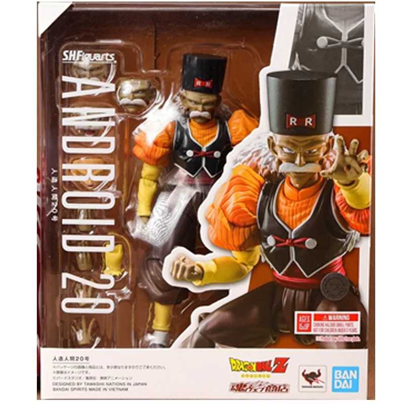 بانداي حقيقية SHF لعبة دراغون بول أندرويد 20 دكتور جيرو أنيمي عمل الشكل المفاصل المنقولة تحصيل نموذج اللعب الحلي هدية الاطفال