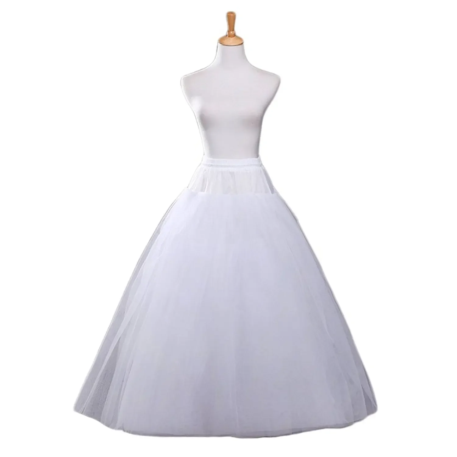 

A-line Hoopless Petticoat Crinoline Underskirt Slips Wedding Accessories