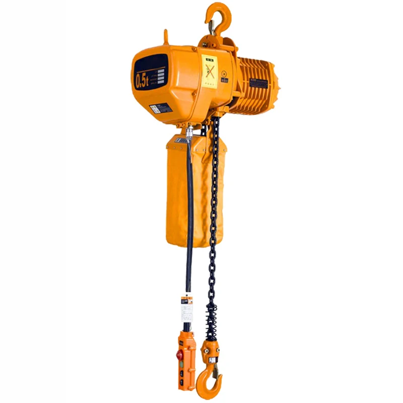 Electric chain hoist 380V 0.5T/1T fixed operation hoisting crane limit switch / electric hoist with alloy steel shell