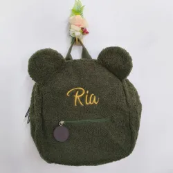 Mochila bordada personalizada para niños y niñas, Bolsa Escolar con nombre, regalo único