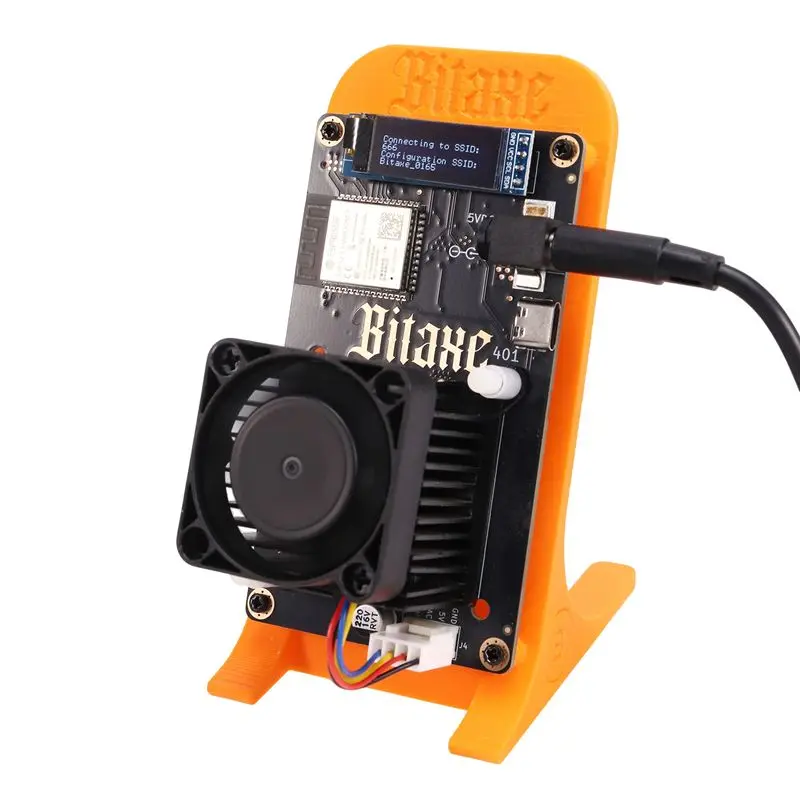 Bitaxesupra 401 Solo Miner Bitaxe 700-800Gh/S 13W BM1368 puce ASIC de Antminer S21 Bitcoin BTC Miner avec support prise britannique