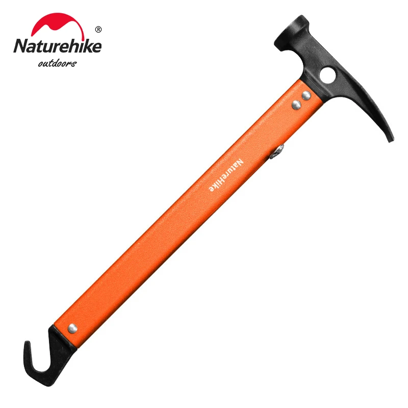 Naturehike Hammer Outdoor Multifunctional Ultralight Tool Aluminum Alloy Camping Tent Ground Spike Wilderness Survival Equipment