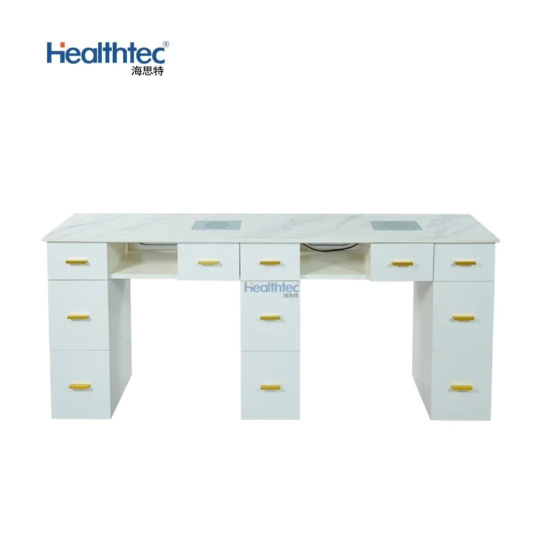 Wholesale Transportable Nail Table Professional Double Nail Table Factory