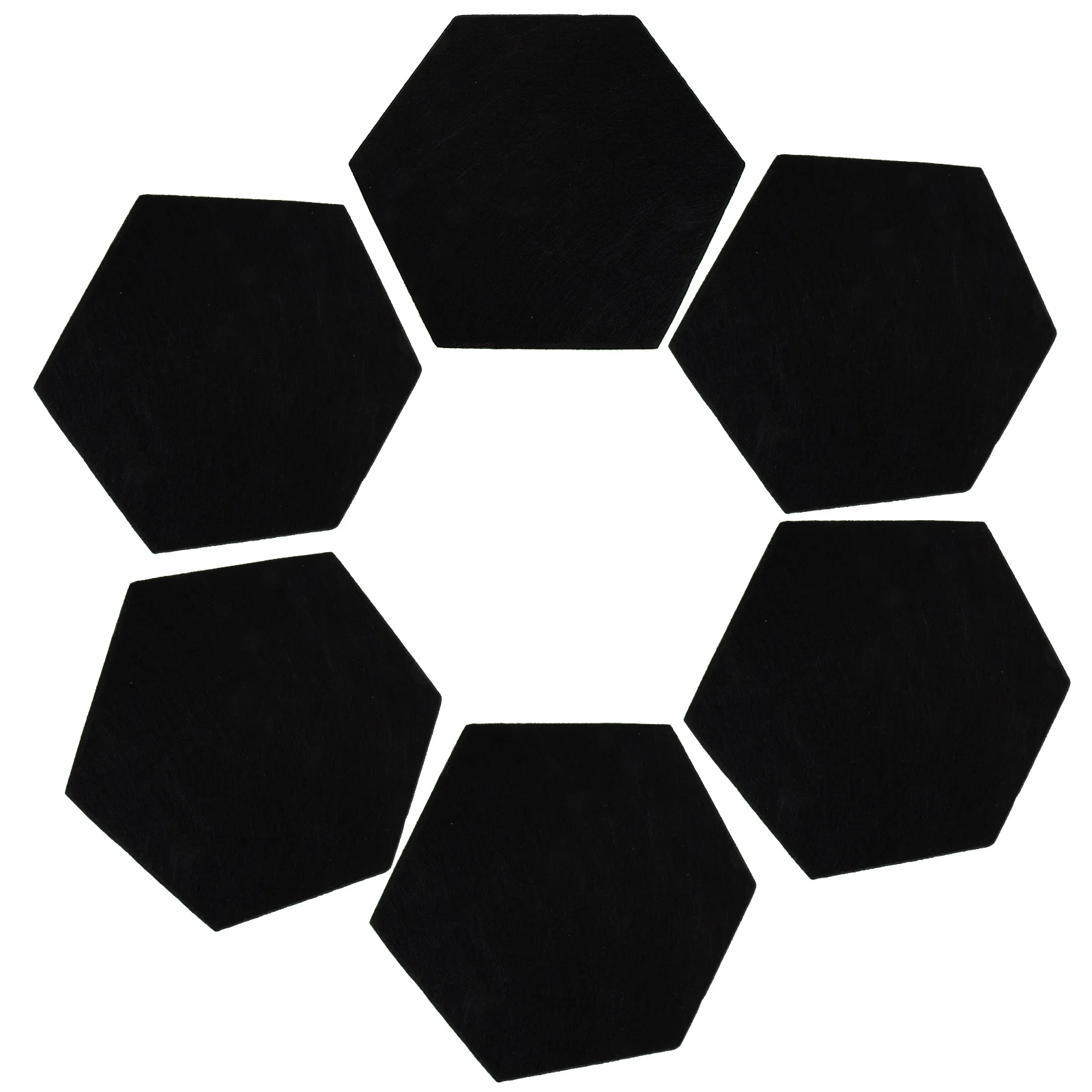 

6 Pcs Sound-absorbing Panels Self Adhesive Soundproof Board Absorption Acoustic Acoustical Wall Black