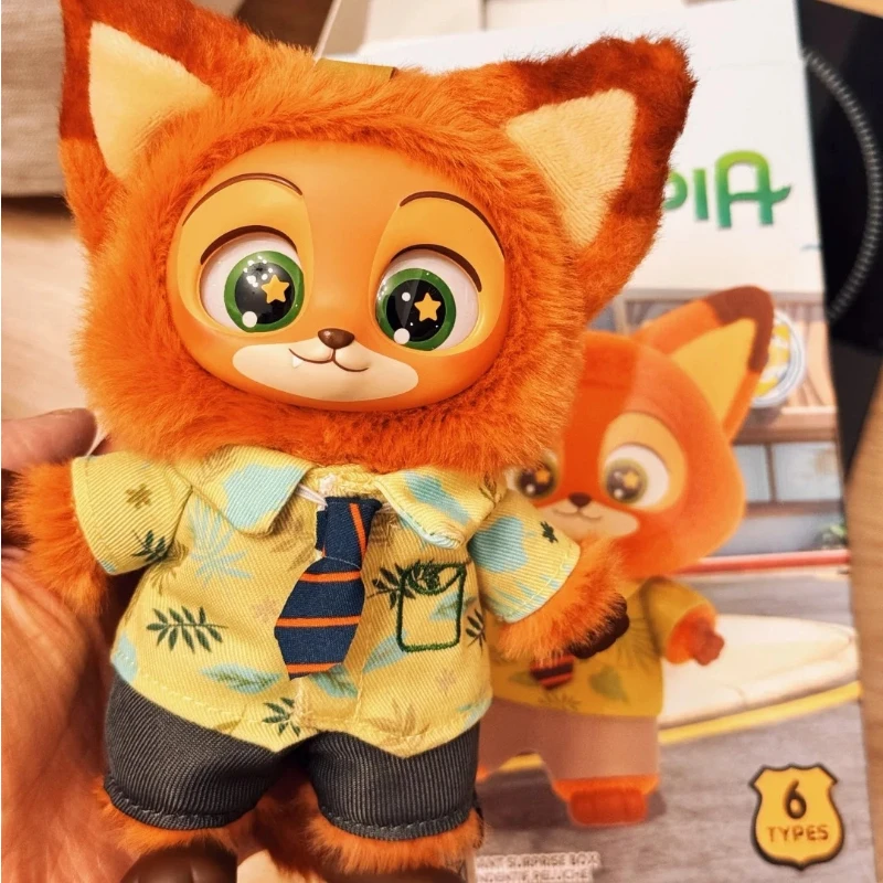 

Виниловая слепая коробка Zootopia Kawaii Anime Nick & Judy Zootopia, набор кукол Mystery Box, милая мультяшная коллекция, игрушки, подарки