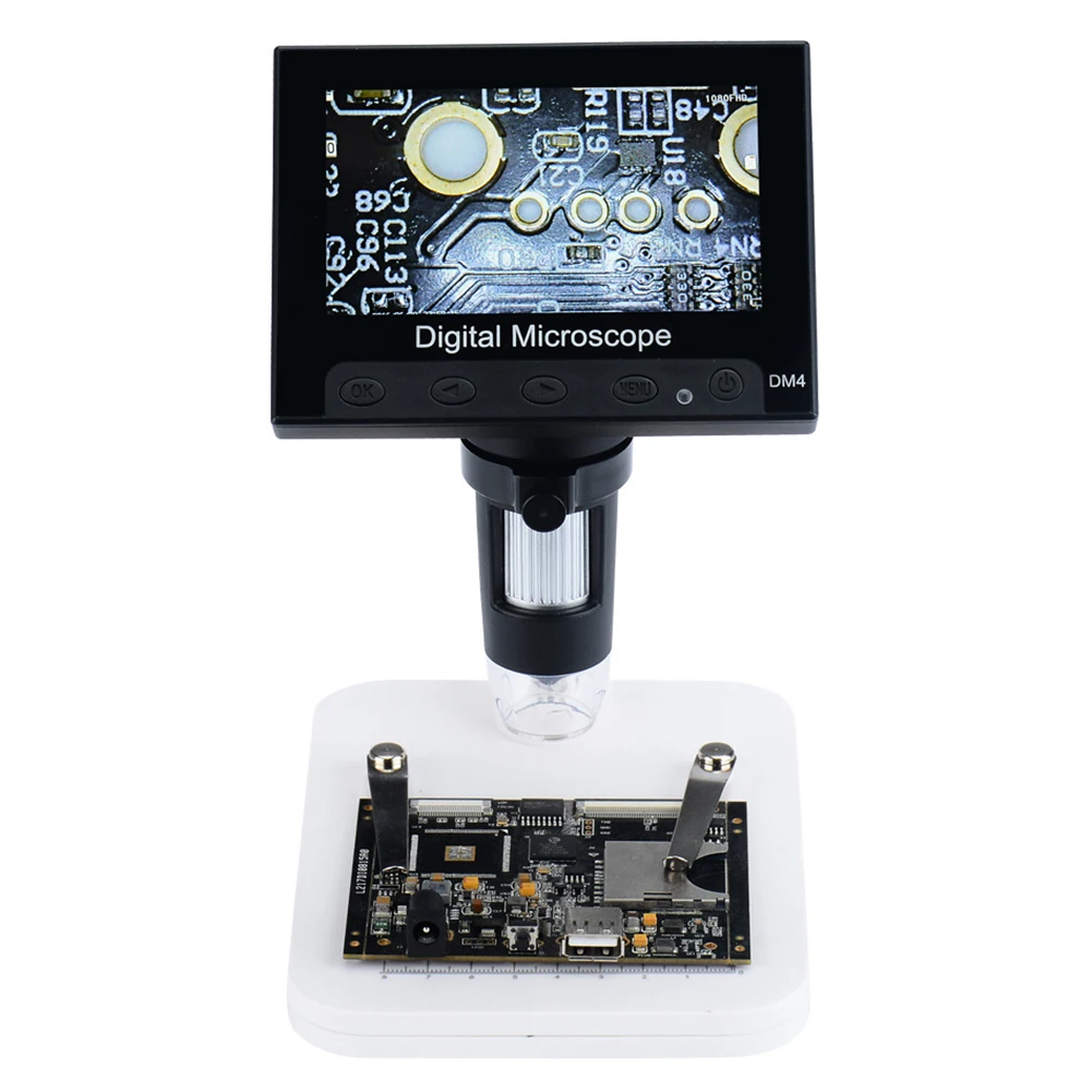 For Industrial Inspection Black,white Digital Microscope Tools 50-1000X Zoom 640x480 1280x720 26fps Lens 1 6.5