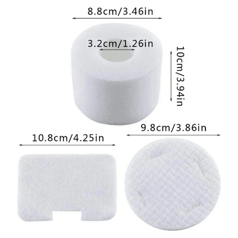 폼 및 펠트 필터 부품 액세서리, 샤크 NV42, UV402, UV410, NV36, NV36A, NV42, NV44, NV46, NV46C 에 적합
