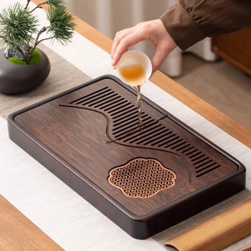 

Make Party Tea Trays Multi-functional Negotiating Living Room Simplicity Tea Trays Rectangle Wood Home ChaPan MHCP