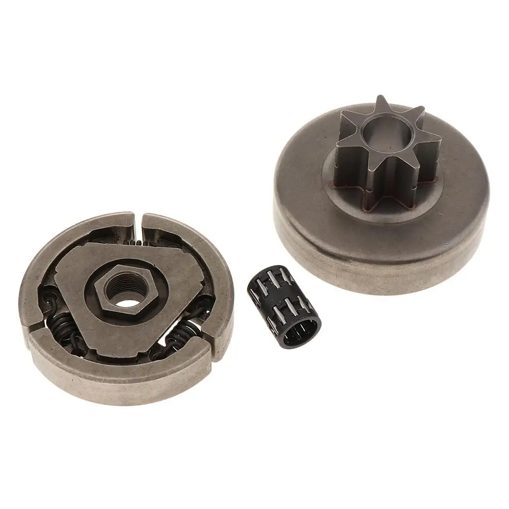 3 8 Inch 7T Clutch Drum Chain Sprocket Bearing Kit Alloy Replacement for Chainsaw Compatible with MS380
