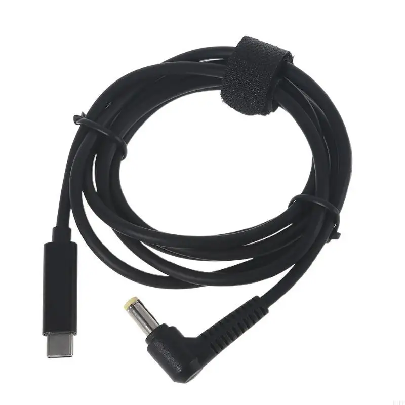 E1PF PD65W 3A Type-C to for DC 5.5x2.5mm PD 65W Computer Charging Line Power Adapter