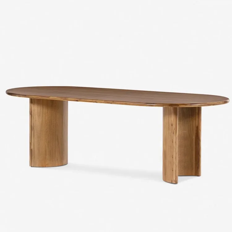 

✗x Home Dining Room Furniture Simpilicity Style Solid Wood Rectangle Dining Table^