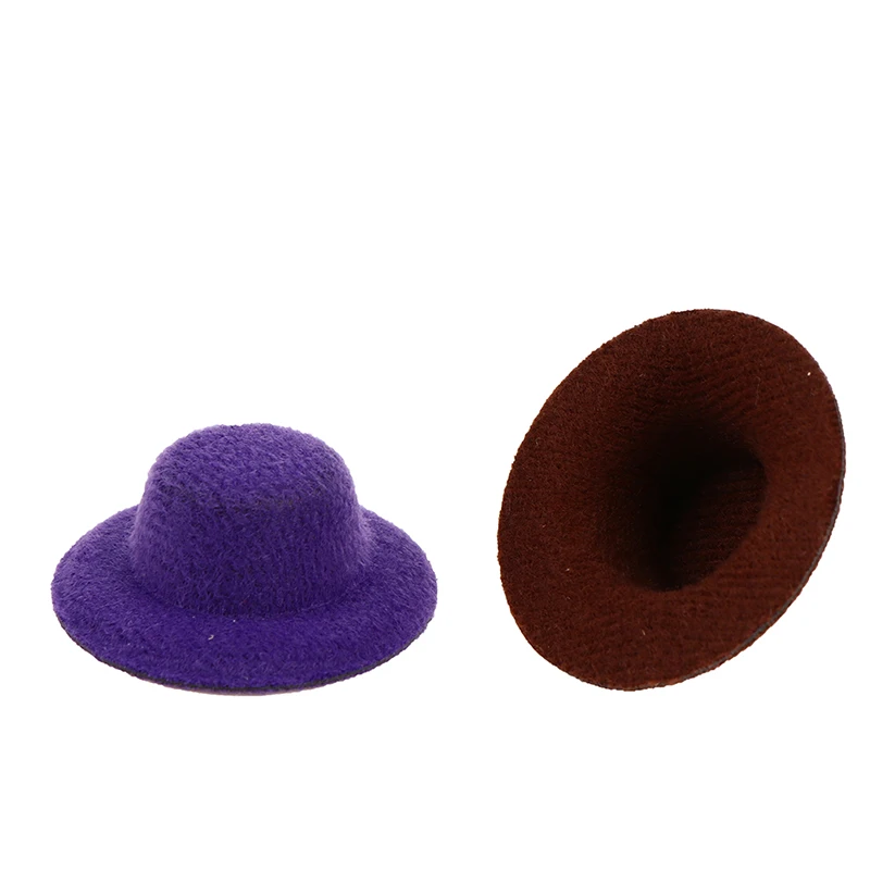 ドールハウスアクセサリー 1:12 ドールハウスミニチュア帽子 ミニドール帽子 5個