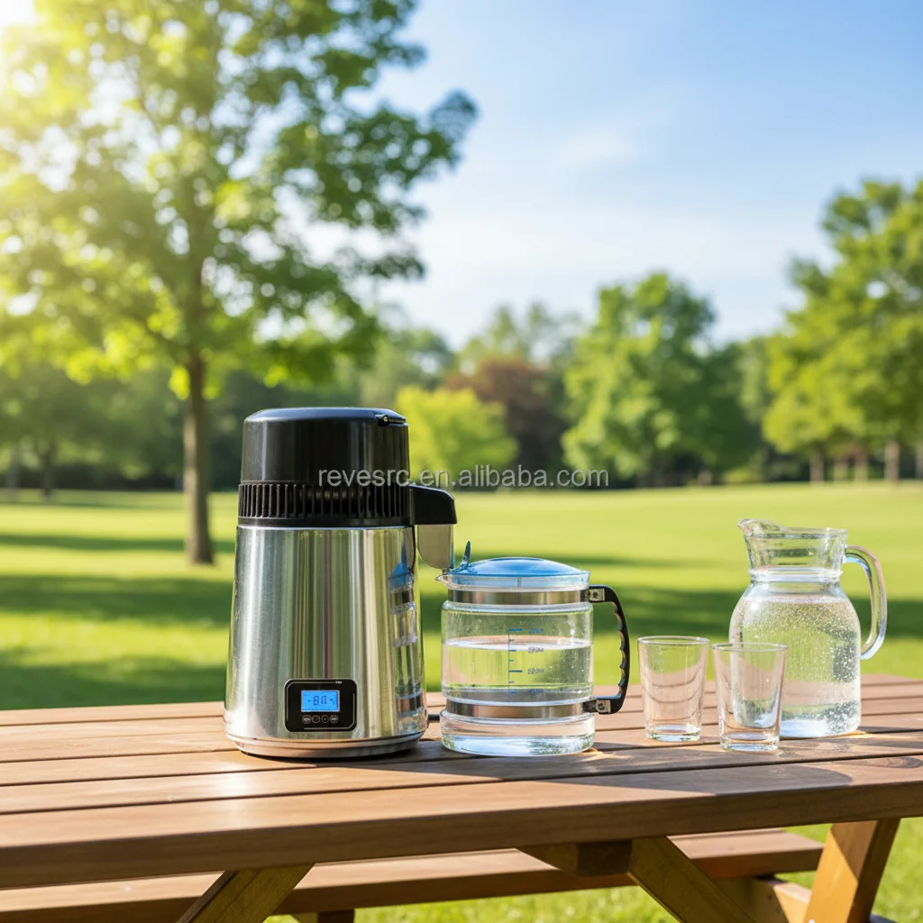 2026 New Arrival Water Distiller SS304 Countertop Pure Water Maker for Home Office