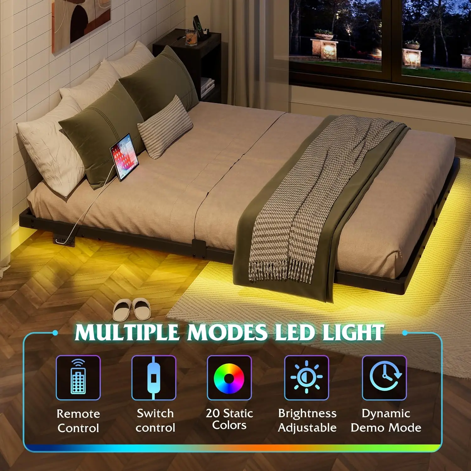Thumbnail 3 - #5 Latest Metal Platform Beds Offers