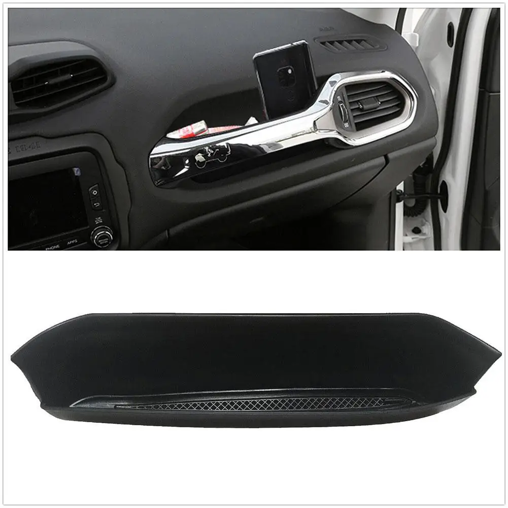 Car Front Door Handle Armrest Storage Box Fit for Jeep Renegade 2015 2016 2017 2018 2019 2020 2021 2022 2023 Car Box Access F2Q2