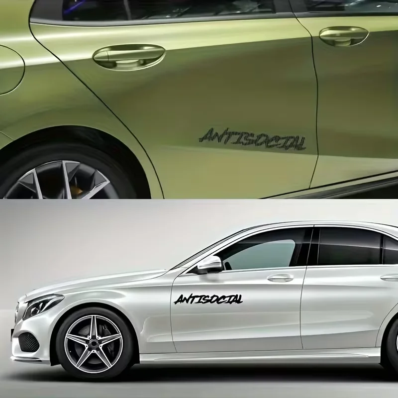 Creative Car Windshield Stickers, Vinyl Decorative Side Window Decals for Cars and Motorcycles