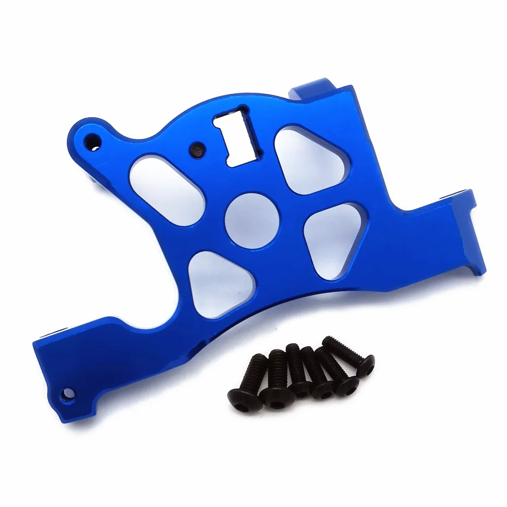 Aluminum Motor Mount Rear Spur Gear Cover for Traxxas 4x4 LCG Chassis Slash Rustler Ford Fiesta Rally 7460 7460X