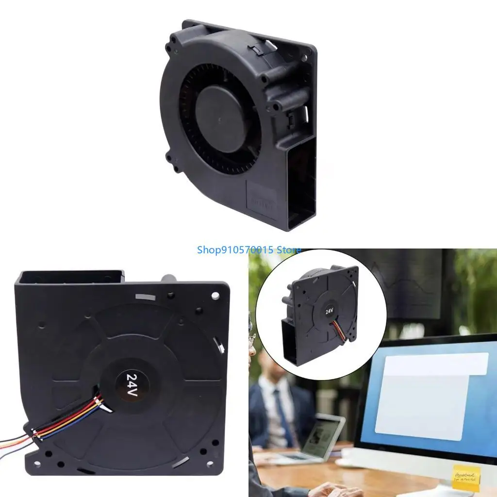 

B95C 120x120x32mm Dualball Hearing DC24V Вентилятор Вентилятор Эффективный охлаждающий раствор 12032