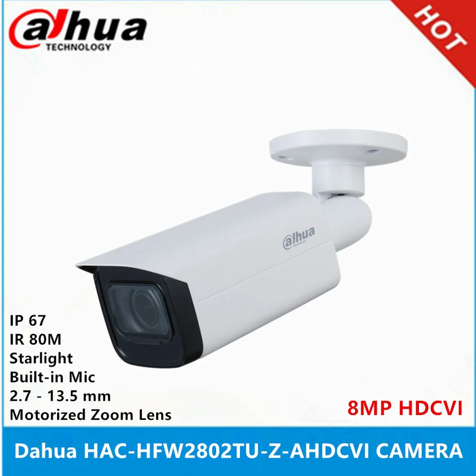 Dahua HAC-HFW2802TU-Z-A 8MP IP67 Starlight IR80M 2.7-13.5mm