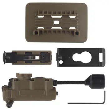 פנס קסדה טקטי Sidewinder אור סטרובו אדום/ירוק/כחול/לבן/IR ראש IFF אור ציד דיג פנס LED עזר 10 best sales בלואטק - №2