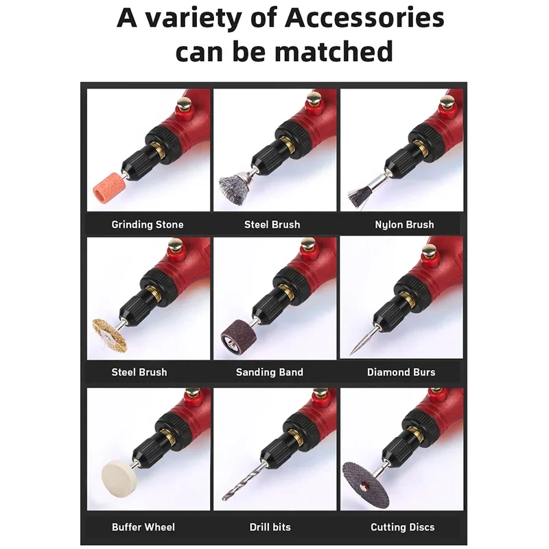 Meuleuse électrique sans fil USB, perceuse sans fil, Mini perceuse électrique, stylo à graver, Machine à polir, Mini perceuse à graver à 3 vitesses