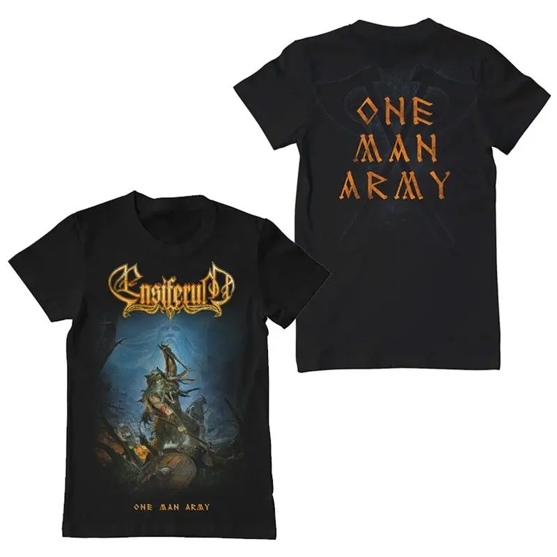 Ensiferum finlandês folk metal banda dark rock americano vintage algodão camiseta para homem e mulher camiseta