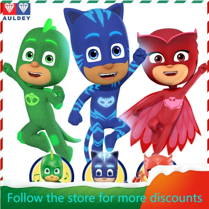 

AULDEY‌ Original Pajamas Little Hero Cat Boy Owl Female Flying Wall Man Mini Mobile Phone Model Collection Gifts In Stock