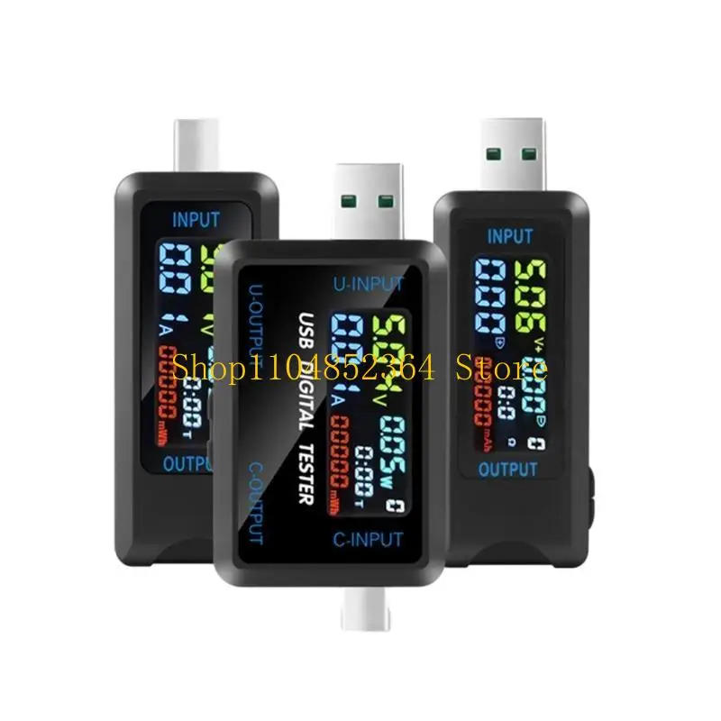 652F USB/USB C Chargers Doctor Ammeter Power Capacity Battery Capacity Tester