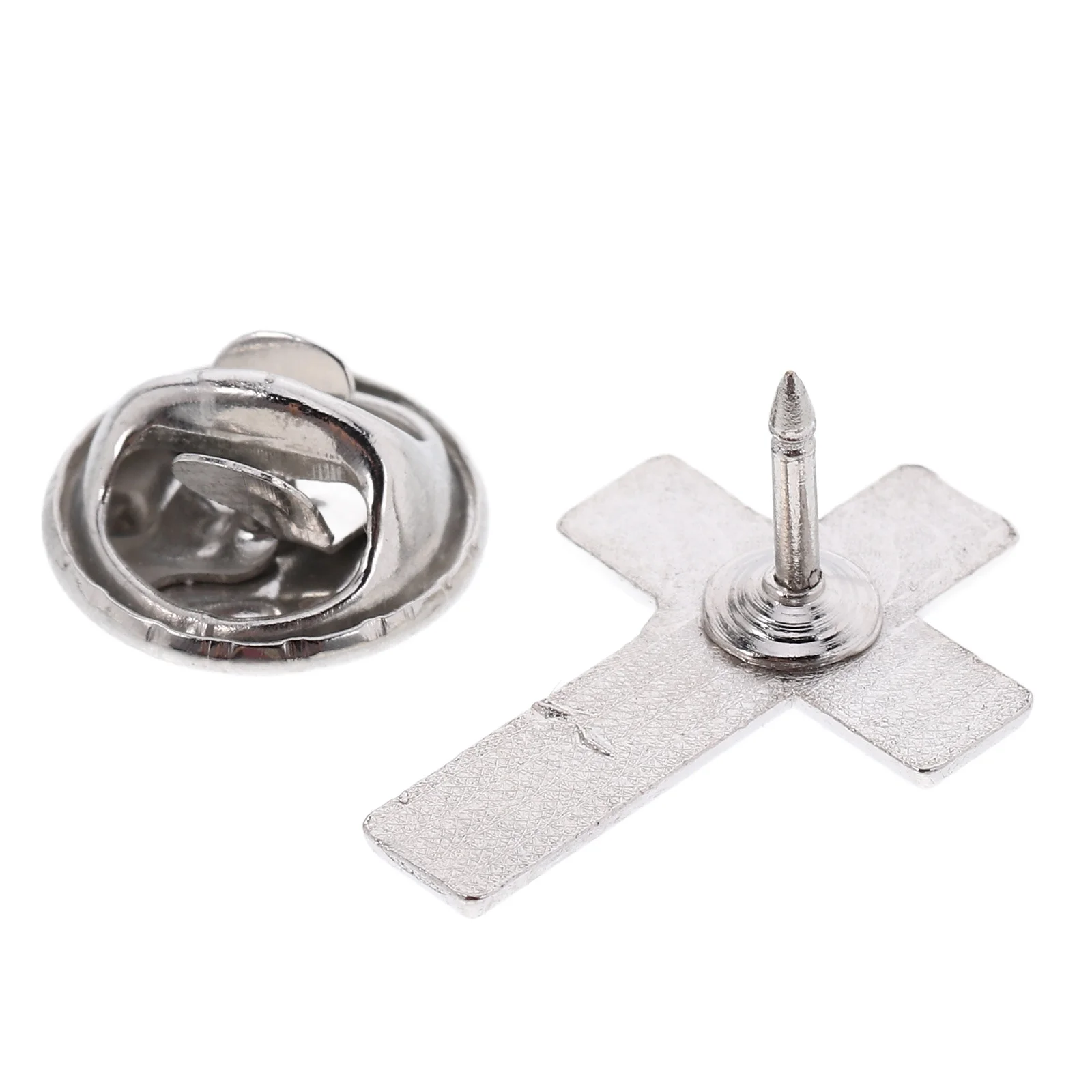 2 قطعة بروش التواصل المقدس الصليب دبوس دبابيس التلبيب الدينية للرجال المعمودية القربان المقدس المسيحية دعوى الديكور دعوى دبوس للرجال #5