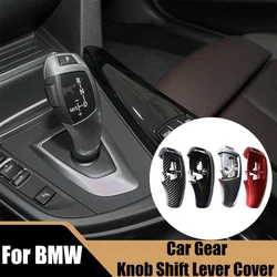1Pcs Car Gear Knob Shift Lever Cover Replacement For BMW 1 2 3 5 6 7 Series F10 F20 F01 X3 X4 X5 F Chassis Only Left Hand Drive