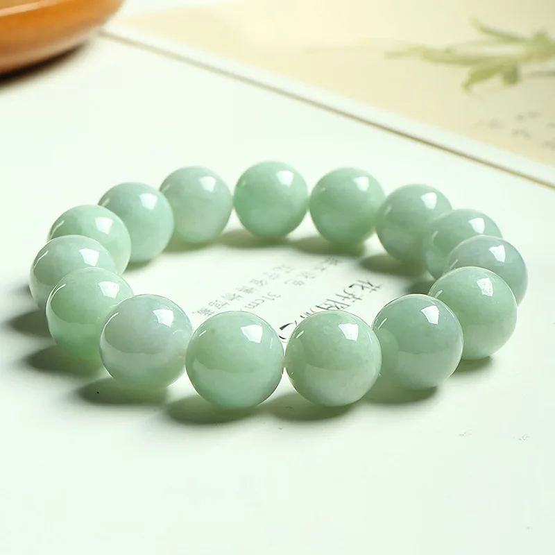 Fake Jadeite Buddha Beads Jade Bracelet Attached